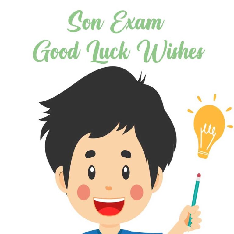 Exam Wishes For Son