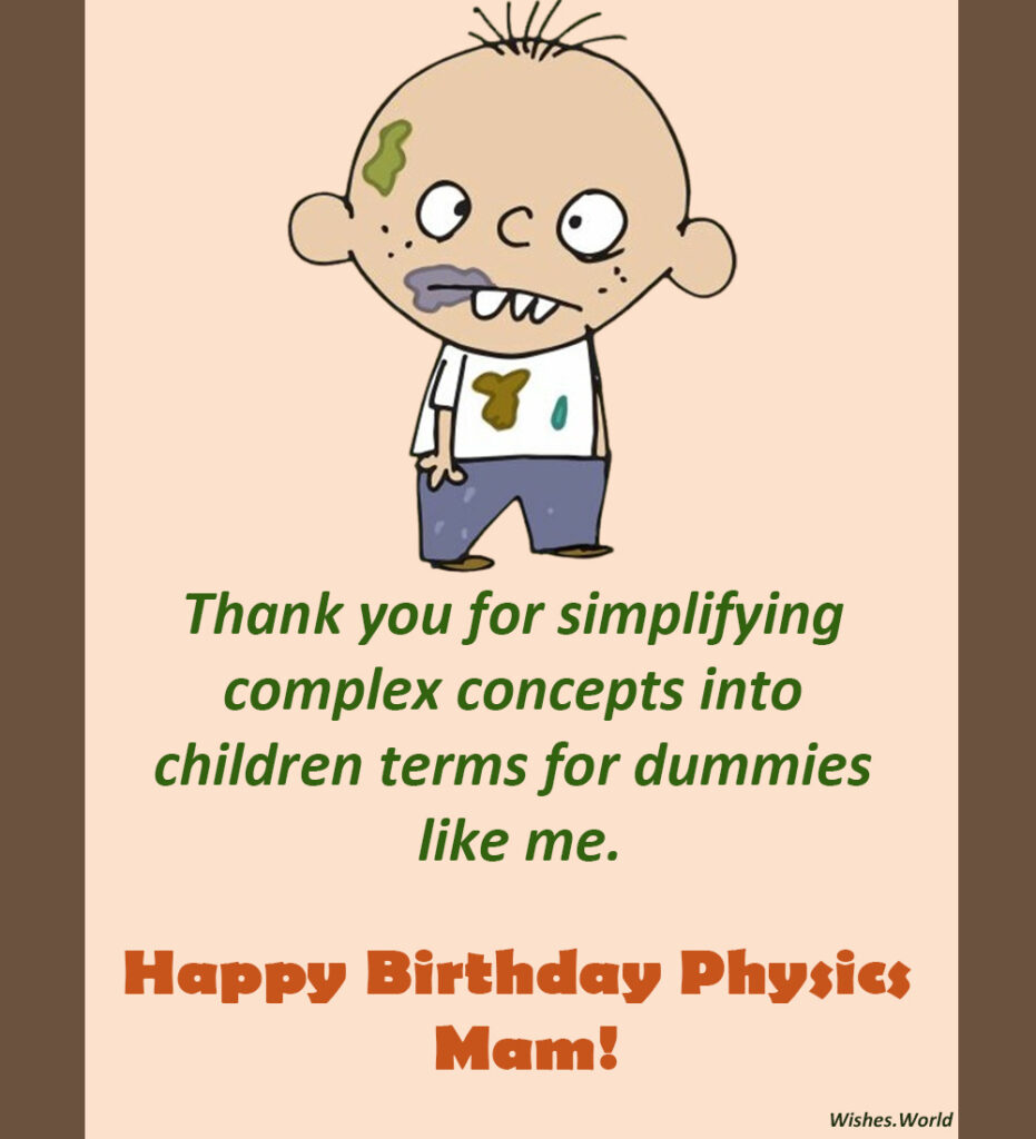 50+ Birthday Wishes for Physics Teacher - Wishes