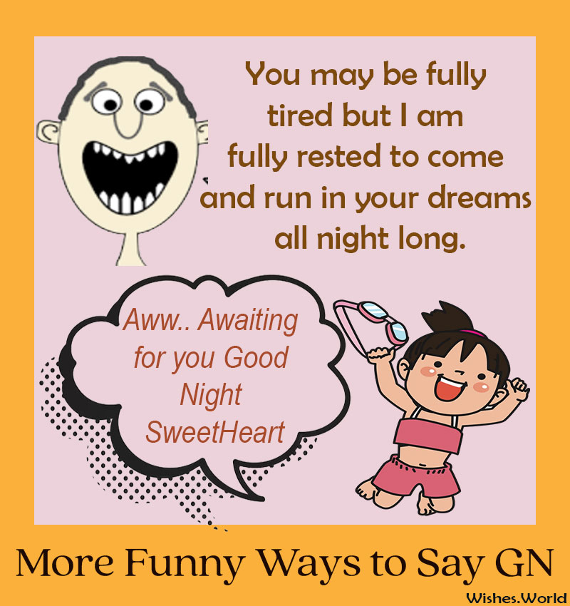 Best Funny Ways To Say Good Night That Make Sense Too Wishes