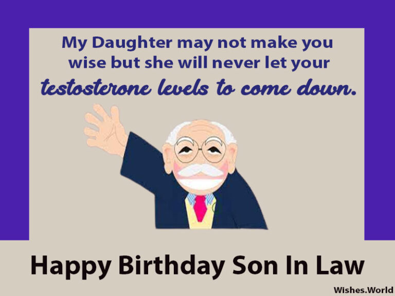 Son In Law Funny Birthday Wishes Respectful Too Wishes